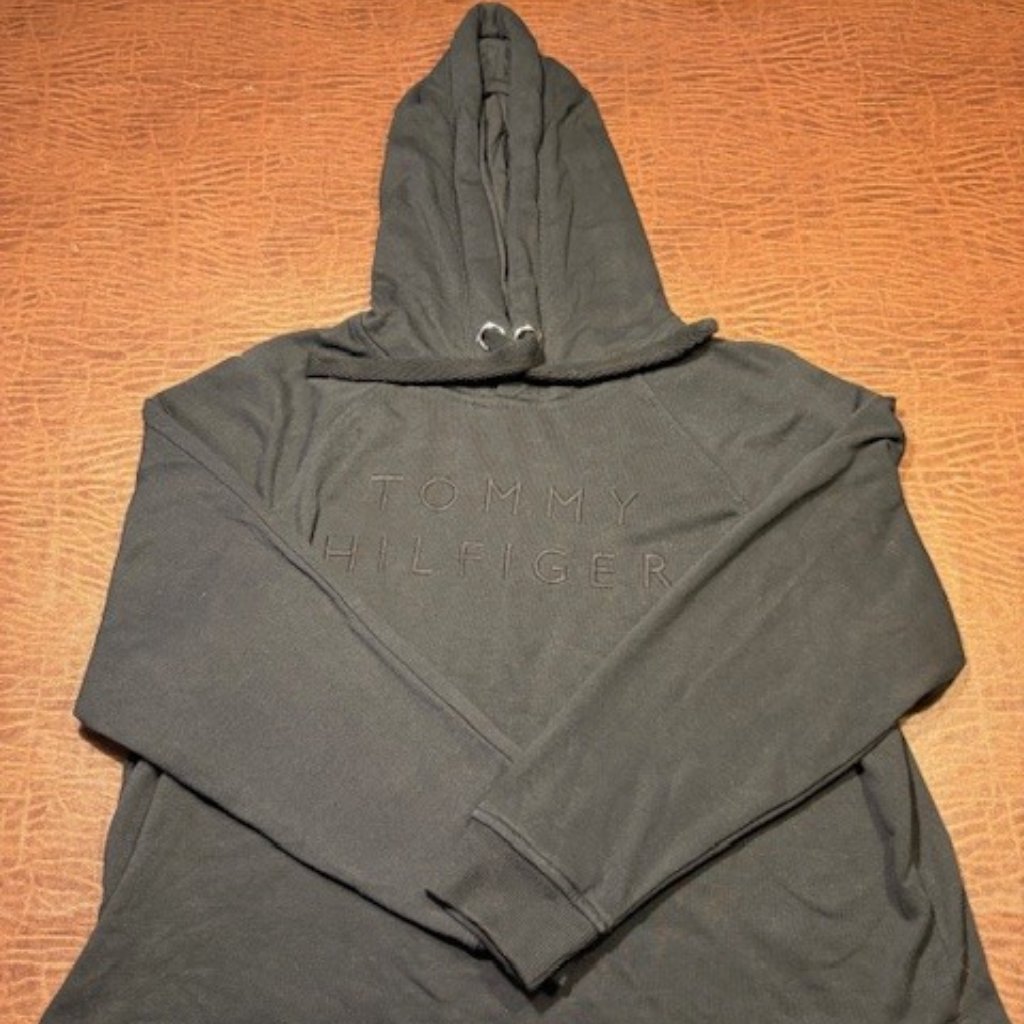 Tommy Hilfiger Sweatshirt Hoodie Black Size Small